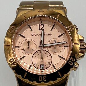 Michael Kors Dylan Rose Gold Tone Steel Strap Watch MK-5314